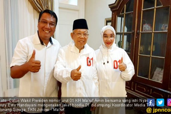 Pakai Hoodie ke Debat Pilpres 2019, Kiai Ma’ruf: Umur Saya Didiskon 30 Tahun - JPNN.COM