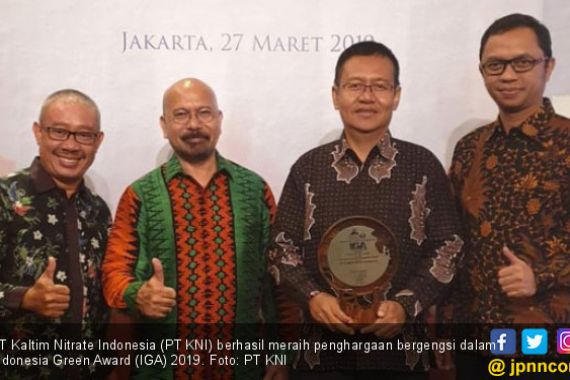 PT KNI Menangi IGA 2019 Berkat Daur Ulang Limbah Plastik - JPNN.COM
