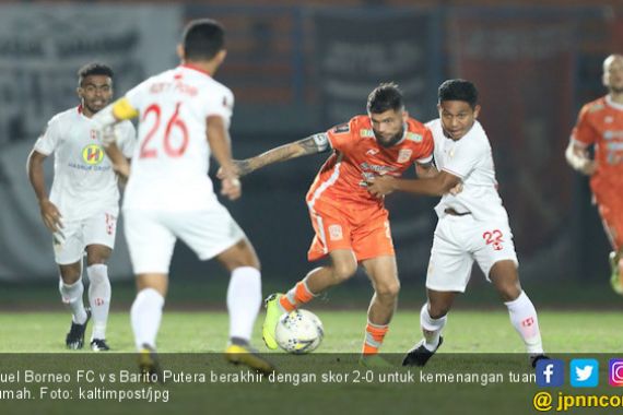 Borneo FC 2 vs 0 Barito Putera: Kemenangan yang tak Patut Dibanggakan - JPNN.COM
