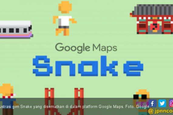 Google Maps Ajak Bernostalgia Melalui Gim Snake - JPNN.COM
