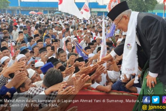 Jaring Dukungan, Kiai Ma'ruf Bersafari Keliling Madura - Lombok - Jabar - JPNN.COM