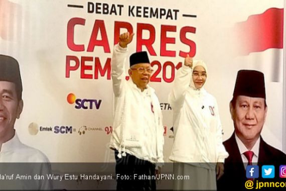 Ma'ruf Amin Minta Pendukung Tiru Sikap Jokowi dan Prabowo saat Debat - JPNN.COM