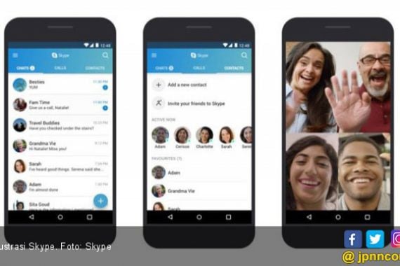 Skype Sudah Bisa Video Call Hingga 50 Partisipan, Lampaui FaceTime - JPNN.COM