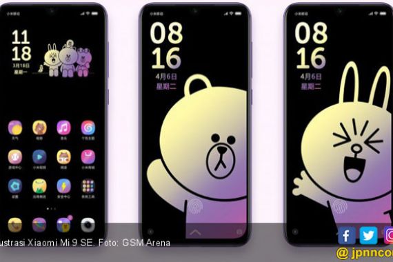 Xiaomi dan Line Merilis Mi 9 SE Brown Bear Edisi Terbatas - JPNN.COM