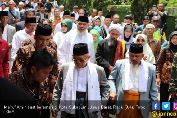 Optimistis Bakal Menang di Jabar, Kiai Ma'ruf Genjot Dukungan di Sukabumi - JPNN.COM
