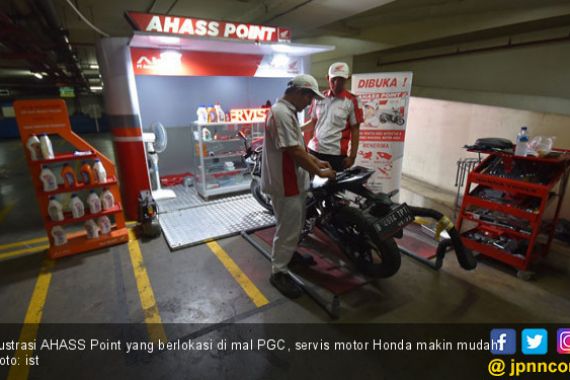 Servis Motor Honda Makin Mudah di Lokasi Parkir Mal - JPNN.COM