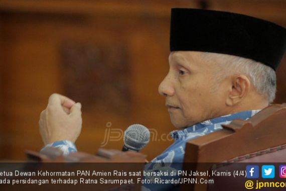 Bersaksi untuk Ratna Sarumpaet, Amien Beber Alasan BPN Prabowo Gelar Jumpa Pers - JPNN.COM