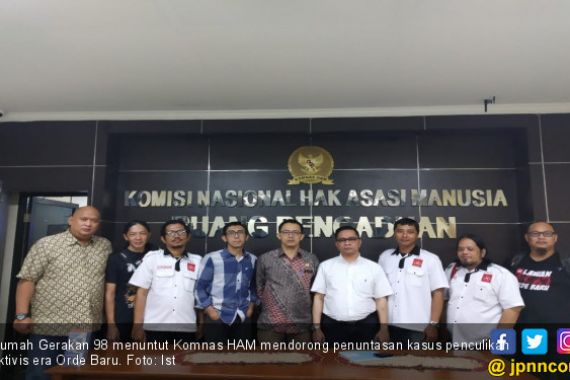 Tagih Penuntasan Kasus Penculikan Aktivis, Rumah Gerakan 98 Sambangi Komnas HAM - JPNN.COM