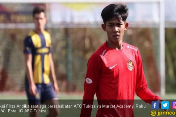  AFC Tubize vs Marcet Academy: Firza Andika Sukses Cetak Dua Gol - JPNN.COM