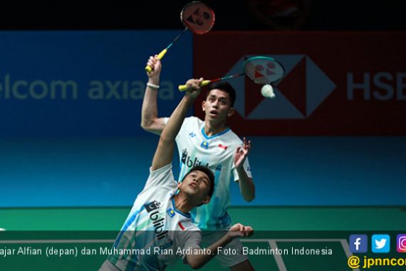 Rahasia Kemenangan Fajar / Rian dari Minions di 8 Besar Malaysia Open 2019 - JPNN.COM