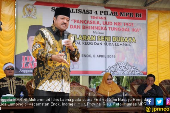 Idris Laena Apresiasi Pelaksanaan Festival Seni Reog dan Kuda Lumping di Riau - JPNN.COM