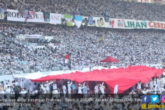 Kubu Prabowo Klaim Massa Kampanye Akbar Jutaan, Tim Jokowi: Sekitar 116 Ribu - JPNN.COM