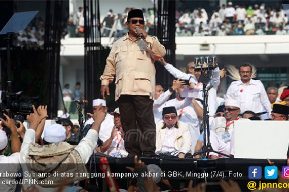 Prabowo: Lembaga Survei yang Bukan Bayaran Bilang Elektabilitas Kami Sudah 60 Persen - JPNN.COM