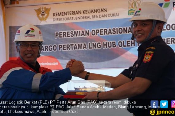 Bea Cukai Aceh Resmikan Pusat Logistik Berikat PT Perta Arun Gas - JPNN.COM