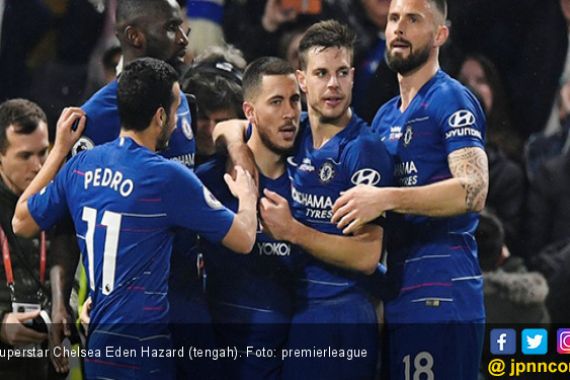 Chelsea 2-0 West Ham United: Fan Lawan Yakin Hazard Pindah ke Madrid - JPNN.COM