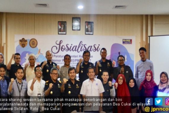Permudah Traveler, Bea Cukai Makassar Kenalkan Electronic Customs Declaration - JPNN.COM