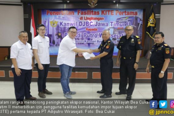 Pertama, Kantor Wilayah Bea Cukai Jawa Timur II Terbitkan Izin KITE - JPNN.COM