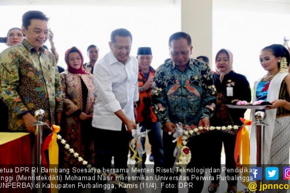 Ketua DPR dan Menristekdikti Resmikan Universitas Perwira Purbalingga - JPNN.COM