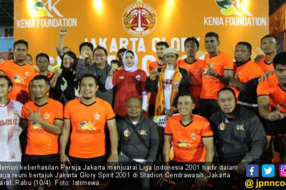 Jakarta Glory 2001 Ajang Mengenang Kejayaan Persija - JPNN.COM