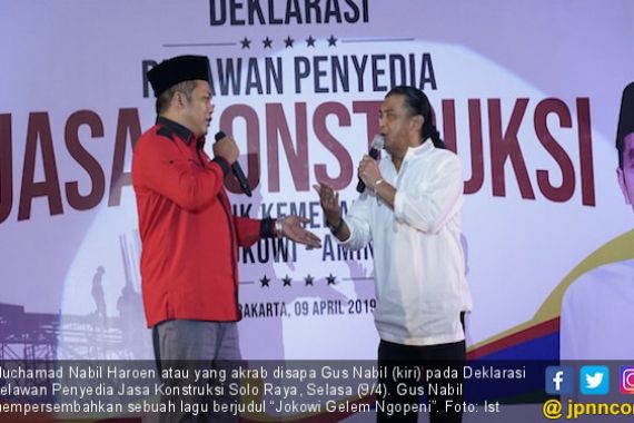 Gus Nabil Menjawab Tuduhan Anti-Islam kepada Jokowi Lewat Lagu - JPNN.COM