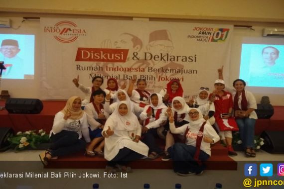 Milenial Bali Nyatakan Dukungan untuk Jokowi - Ma'ruf - JPNN.COM