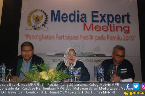 MPR Ajak Media Dorong Partisipasi Publik Dalam Pemilu 2019 - JPNN.COM