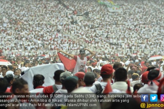 Kampanye Akbar Jokowi Vs Prabowo: Jumlah Massa Imbang, tapi Ada yang Lebih Militan - JPNN.COM