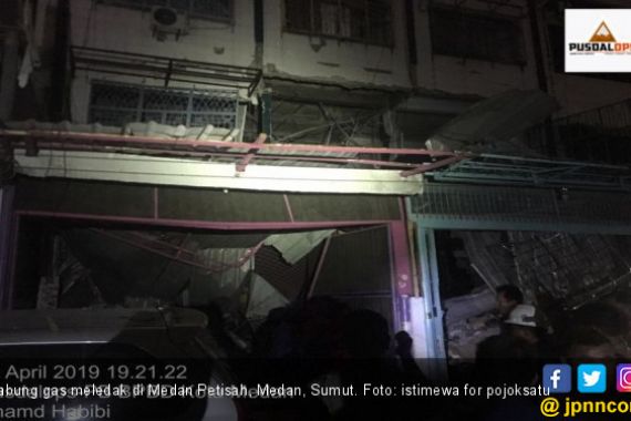 Ledakan Gas di Medan Petisah Tewaskan 2 Orang, 6 Luka Parah - JPNN.COM