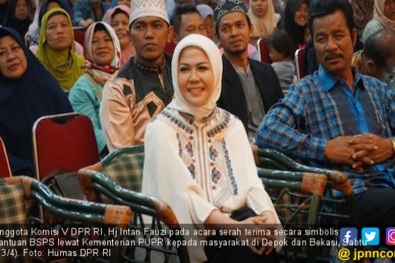 Intan Fauzi: Alhamdullilah, Revovasi 1.500 Unit Rumah Tidak Layak Huni di Bekasi dan Depok Terwujud - JPNN.COM