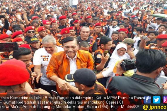 Pemuda Pancasila Sumatera Utara Deklarasi Dukung Jokowi - Ma'ruf - JPNN.COM