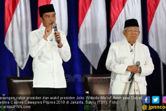 Jokowi Nyoblos di LAN, Kiai Ma'ruf di Koja - JPNN.COM