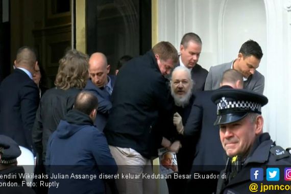 Kelakuan Menjijikkan di Balik Penangkapan Pendiri Wikileaks - JPNN.COM