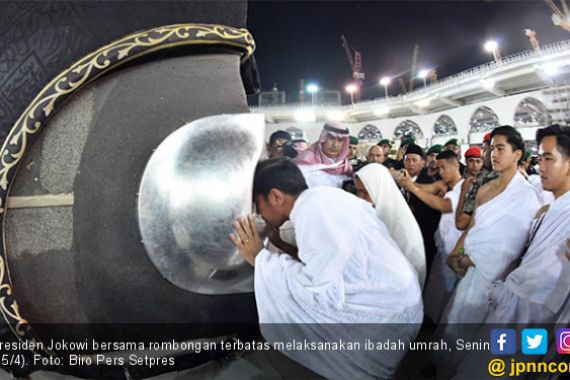 Ini Doa Jokowi Usai Umrah dan Masuk Kakbah - JPNN.COM