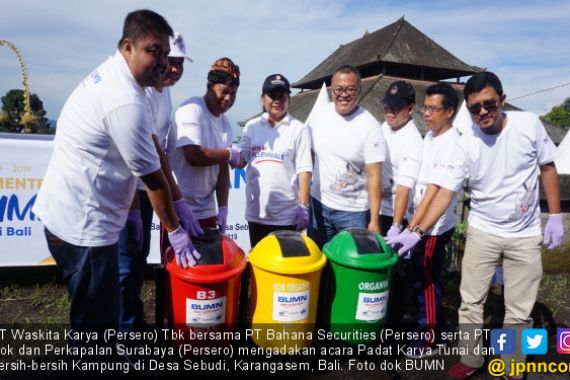 Waskita - Bahana dan DPS Gelar Kampung Sehat di Karangasem Bali - JPNN.COM