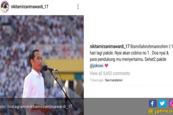 Nikita Mirzani Pilih Dukung Jokowi - JPNN.COM