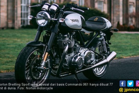 Tunggangan Retro nan Ciamik Kreasi Norton dan Breitling, Cuma 77 Unit di Dunia - JPNN.COM