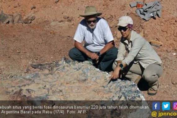 Fosil Dinosaurus Berumur 220 Juta Tahun Ditemukan di Argentina - JPNN.COM
