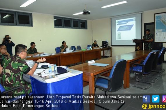 Peserta Ujian Proposal Tesis di Seskoal: 138 Perwira Mahasiswa TNI AL, 8 dari Mancanegara - JPNN.COM