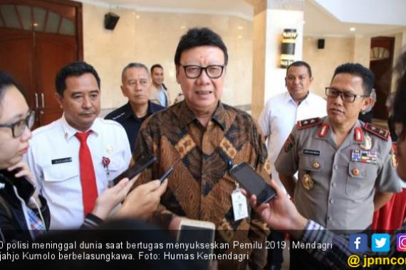 Daftar Nama 10 Polisi Meninggal saat Bertugas di Pemilu 2019, Pak Tjahjo Berbelasungkawa - JPNN.COM