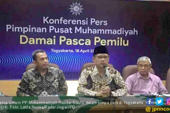Ikhtiar dan Pesan Muhammadiyah demi Rekonsiliasi Pascacoblosan Pemilu 2019 - JPNN.COM