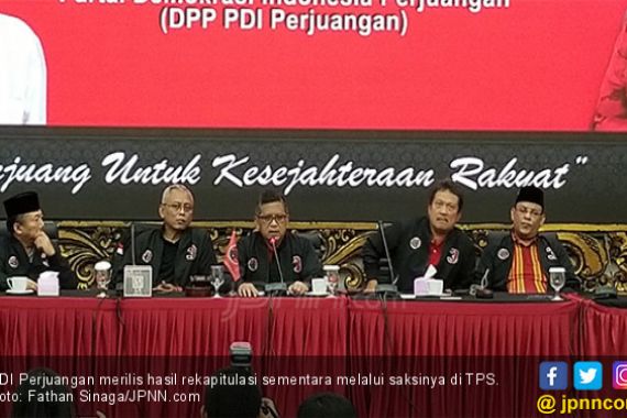 Rilis Hasil Penghitungan Suara Sementara Pilpres 2019, PDIP Tantang Kubu Prabowo - JPNN.COM