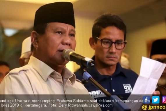 Sandiaga Mendadak Bertemu Prabowo di Kertanegara, Bahas Apa? - JPNN.COM