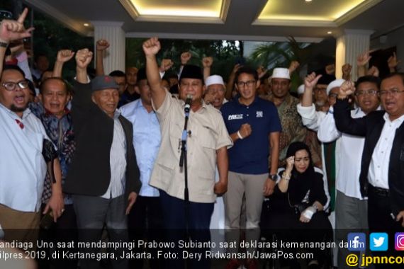 Dana Kampanye Prabowo - Sandi Rp 210,7 Miliar - JPNN.COM