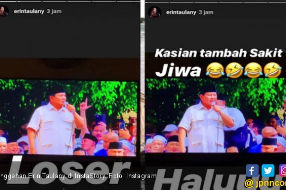 Ya Ampun, Istri Andre Taulany Sebut Pak Prabowo Halu dan Sinting - JPNN.COM