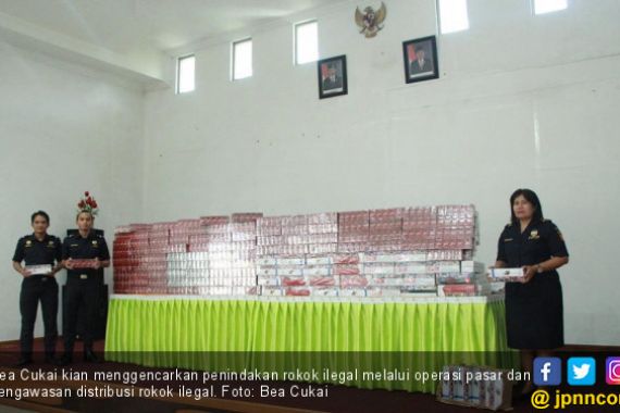 Bea Cukai Gencarkan Penindakan Rokok Ilegal di Sumatera Utara - JPNN.COM