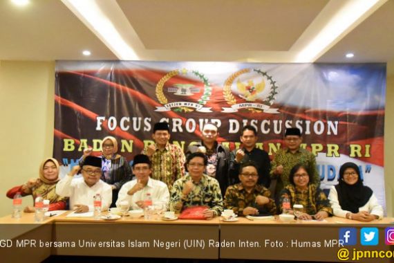 MPR Gelar FGD Bersama UIN Raden Inten - JPNN.COM