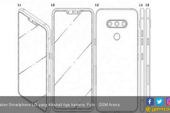 LG Ajukan Paten Smartphone Baru dengan Tiga Kamera - JPNN.COM