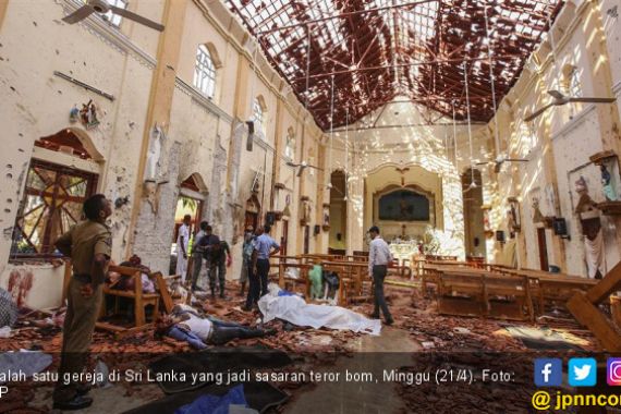 Teroris Asing Danai Serangan Bom di Gereja Sri Lanka - JPNN.COM