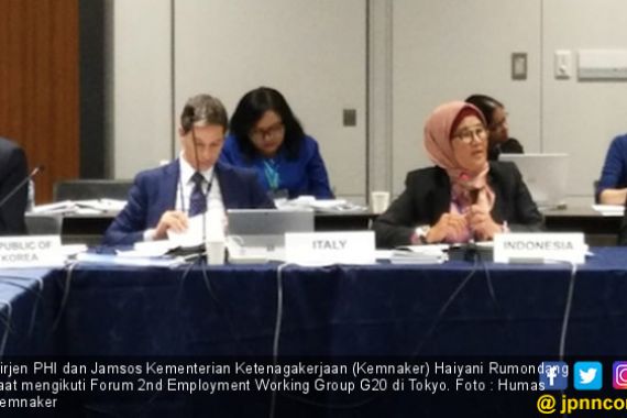Indonesia Jelaskan Upaya Atasi Kesenjangan Gender di Tempat Kerja di Forum G-20 - JPNN.COM