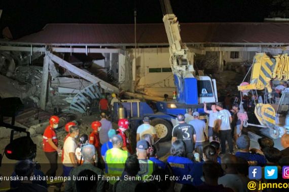 Diguncang Gempa 6,1 SR, Bandara Filipina Lumpuh - JPNN.COM